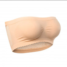 Cotton Strapless Tube Bra for Women -1 Pieces