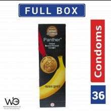 Panther - Dotted Banana Flavored Condom - Full Box - 3x12=36pcs